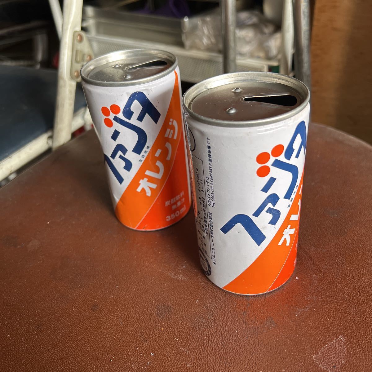 Yahoo!オークション - 1980年代 当時物 ファンタ オレンジ 350ml 空缶