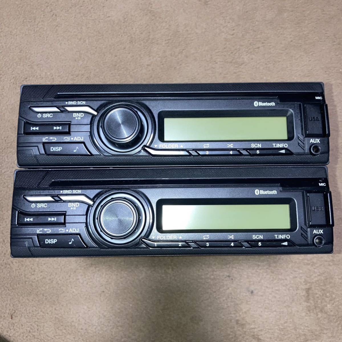 トラック オーディオ 24V ラジオ 2個セット AM FM Bluetooth 18ピン