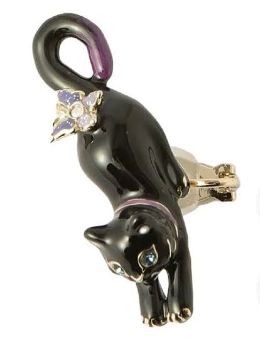 ANNA SUI イヤーカフ 黒猫 ネコ 蝶 未使用 アナスイ｜Yahoo!フリマ（旧