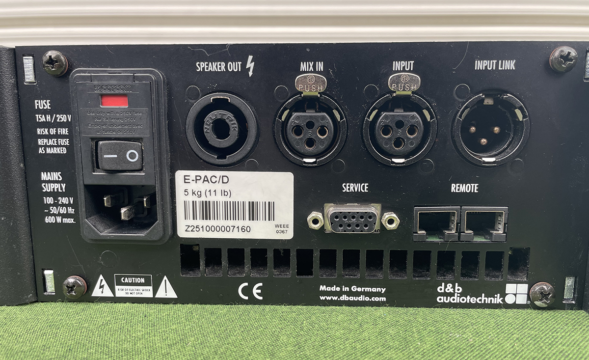 Yahoo!オークション - d&b audiotechnik / E-PAC 2台セット #0405