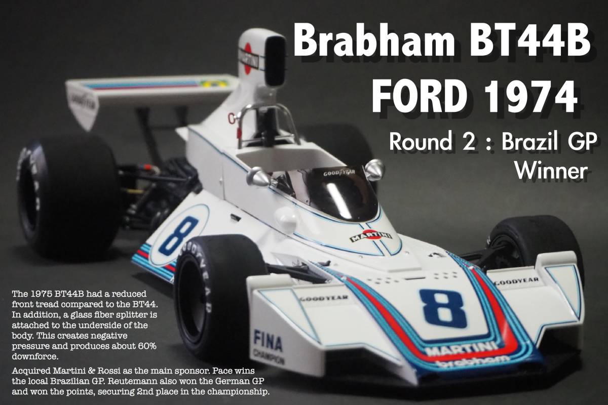 Yahoo!オークション - タミヤ 1/12 マルティーニ ブラバム BT44B 1975