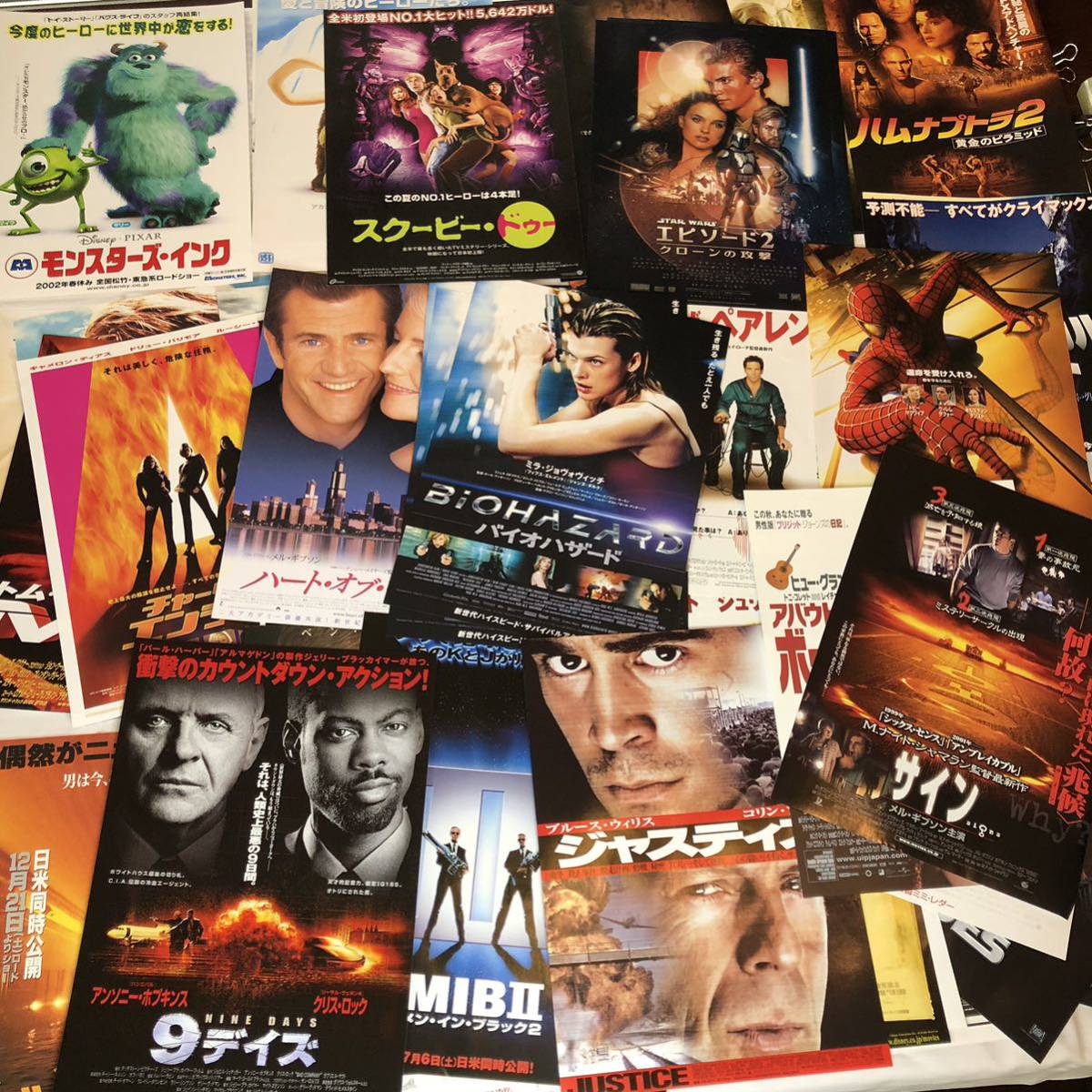 Yahoo!オークション - 洋画映画フライヤー チラシ 色々まとめて55種セ