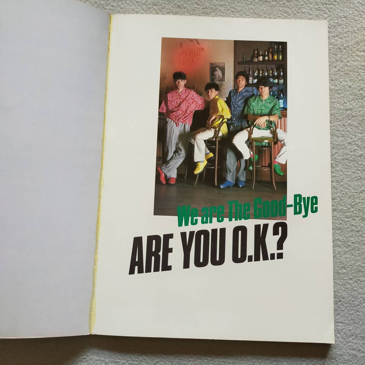 THE GOOD-BYE Seet Rock'n Heart ザ・グッバイ スコア 楽譜 写真集