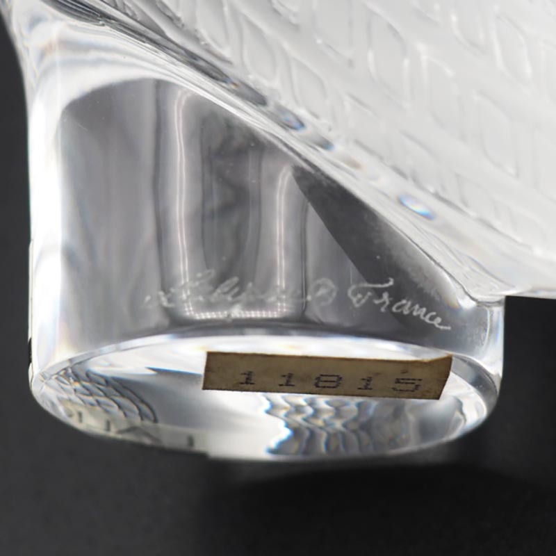 ラリック LALIQUE フクロウ ペーパーウェイト 置物 梟 ふくろう 鳥