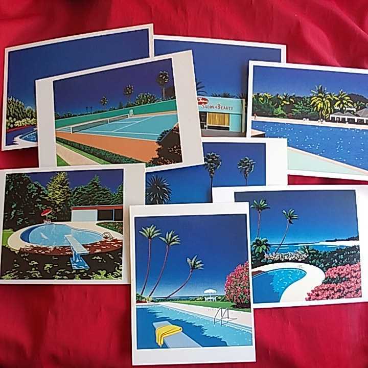 Yahoo!オークション - 送料込み 当時物【永井博ポストカード7枚セット