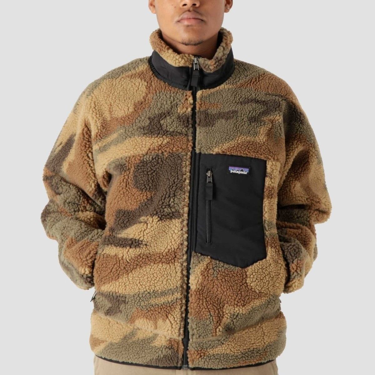 新品】 パタゴニア カモフラ 迷彩 レトロXジャケット XL patagonia