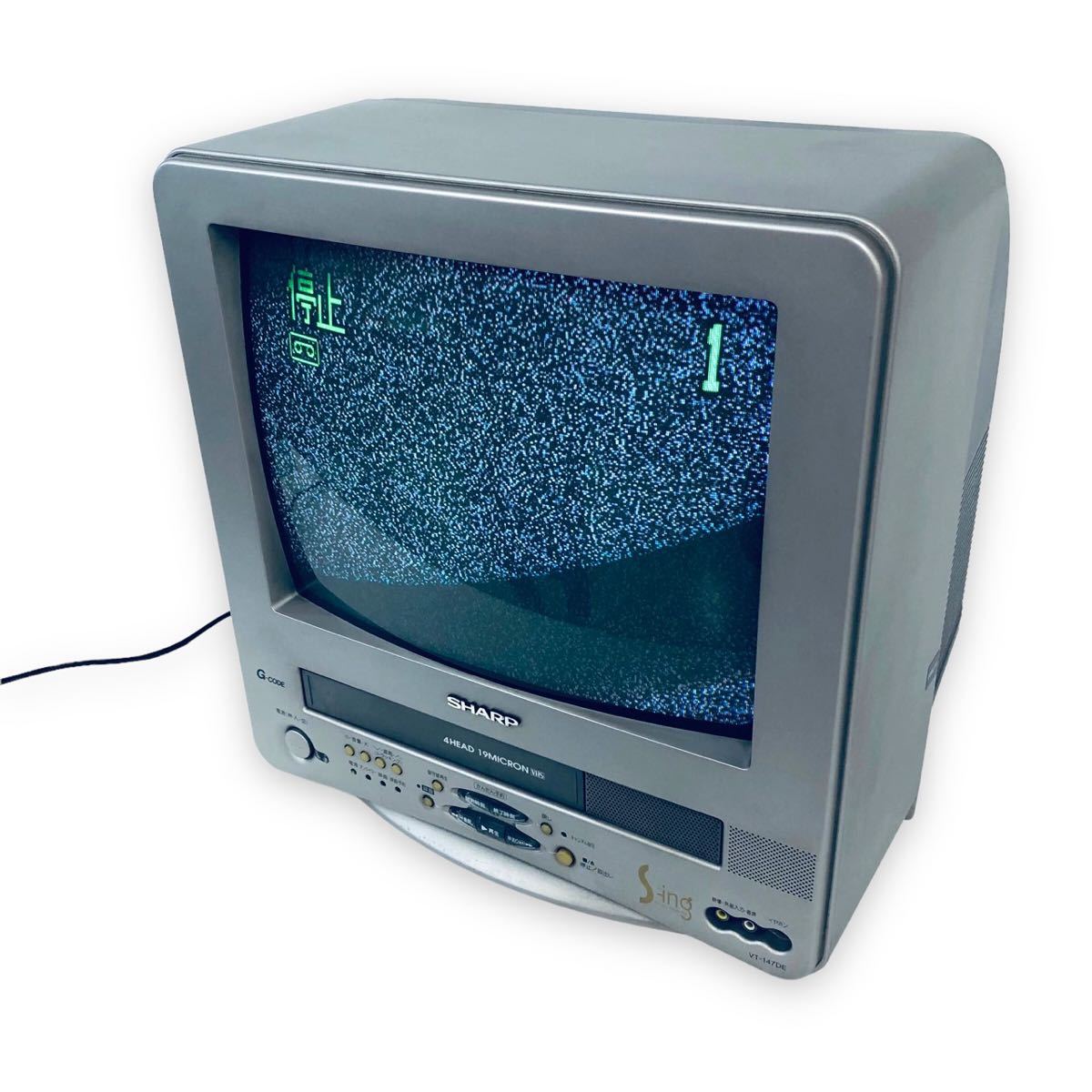 Yahoo!オークション - 【激レア 動作品 】SHARP シャープ /テレビデオ