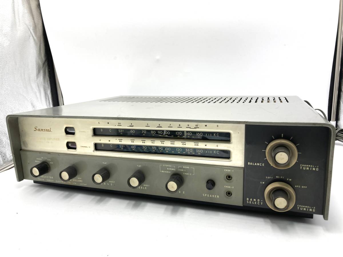 Yahoo!オークション - SANSUI/サンスイ SM-21 HI-FI ステレオ アンプ