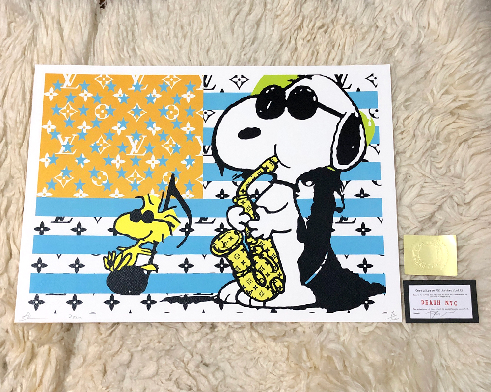 Yahoo!オークション - DEATH NYC 世界限定100枚 スヌーピー SNOOPY ル
