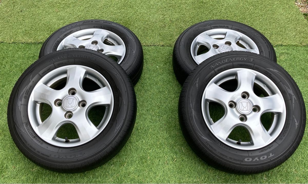 ①ホンダ バモス 純正ホイール タイヤセット2本 中古品｜Yahoo!フリマ