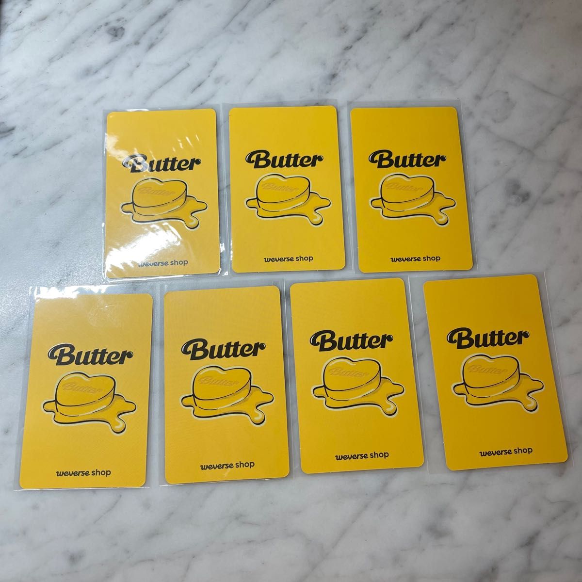 BTS Butter トレカ weverse特典 7枚セット コンプリート｜Yahoo!フリマ