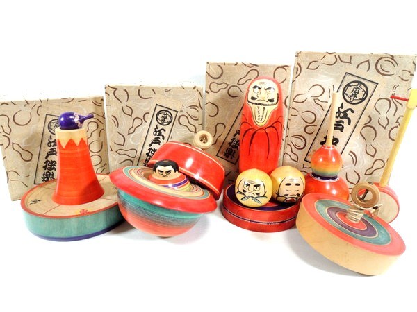 Yahoo!オークション - 広井道顕/江戸独楽/セット/箱付/こま/コマ/郷土