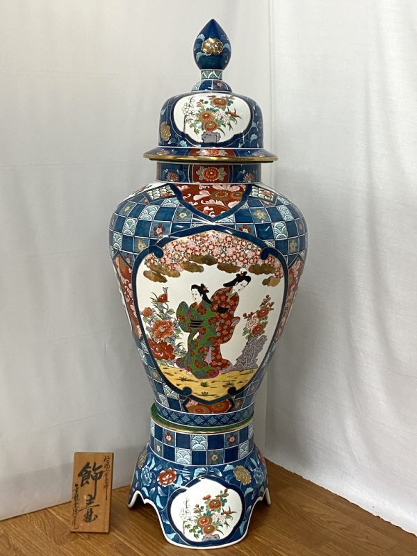 Yahoo!オークション - 【C802】手渡し可 特大 高さ117cm 大型 飾り壺