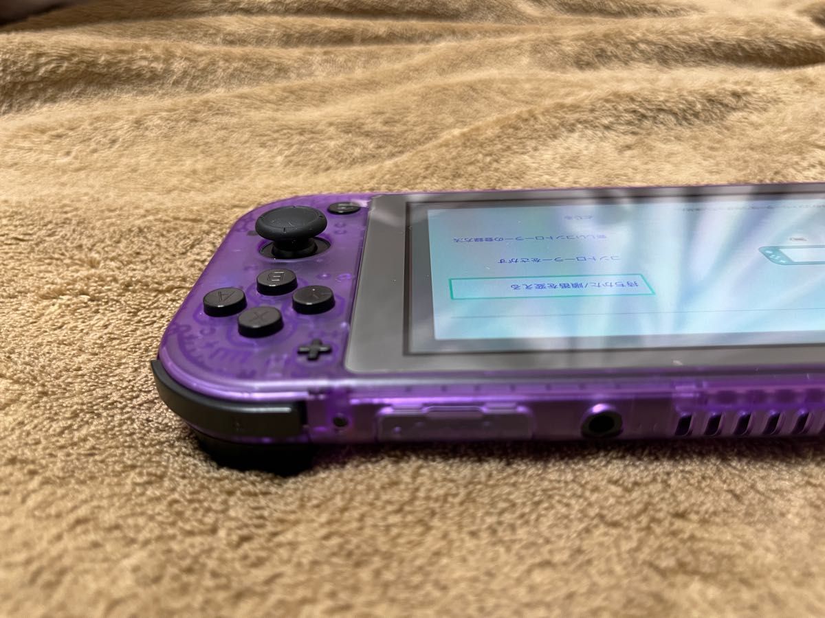 Nintendo Switch LITE パープルクリア カスタム eXtremeRate スイッチ