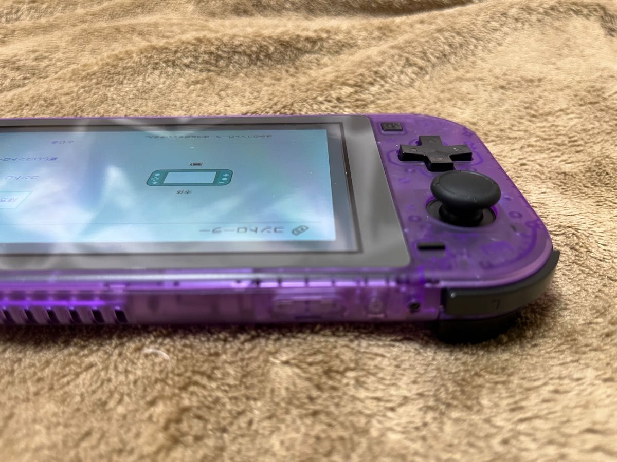 Nintendo Switch LITE パープルクリア カスタム eXtremeRate スイッチ