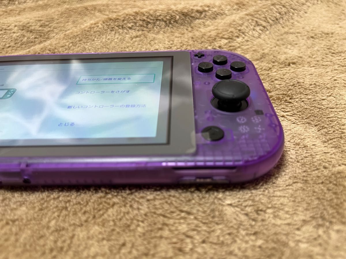 Nintendo Switch LITE パープルクリア カスタム eXtremeRate スイッチ