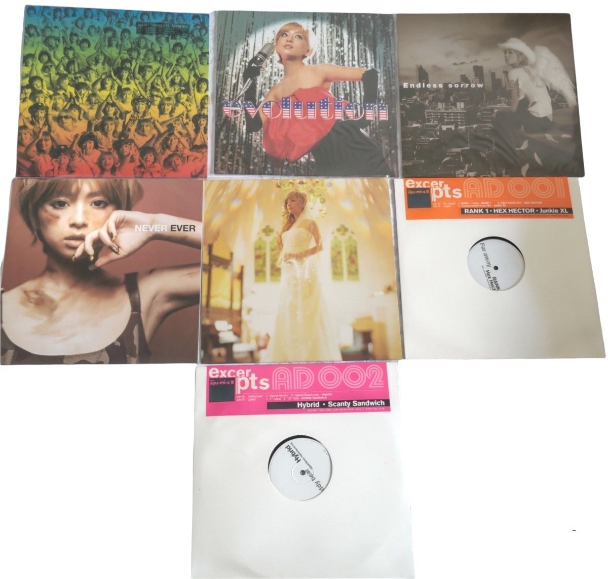 新品未使用】浜崎あゆみ レコード 7枚セット 送料の値上げにより11/10