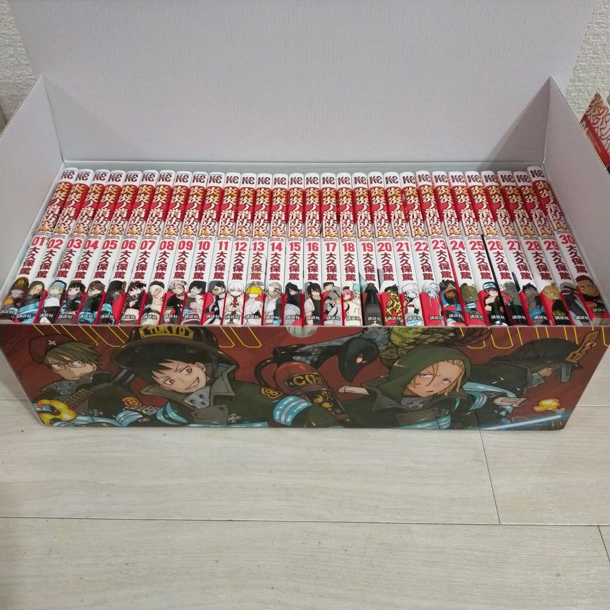 炎炎ノ消防隊 全34巻セット 漫画全巻ドットコム オリジナル収納BOX付