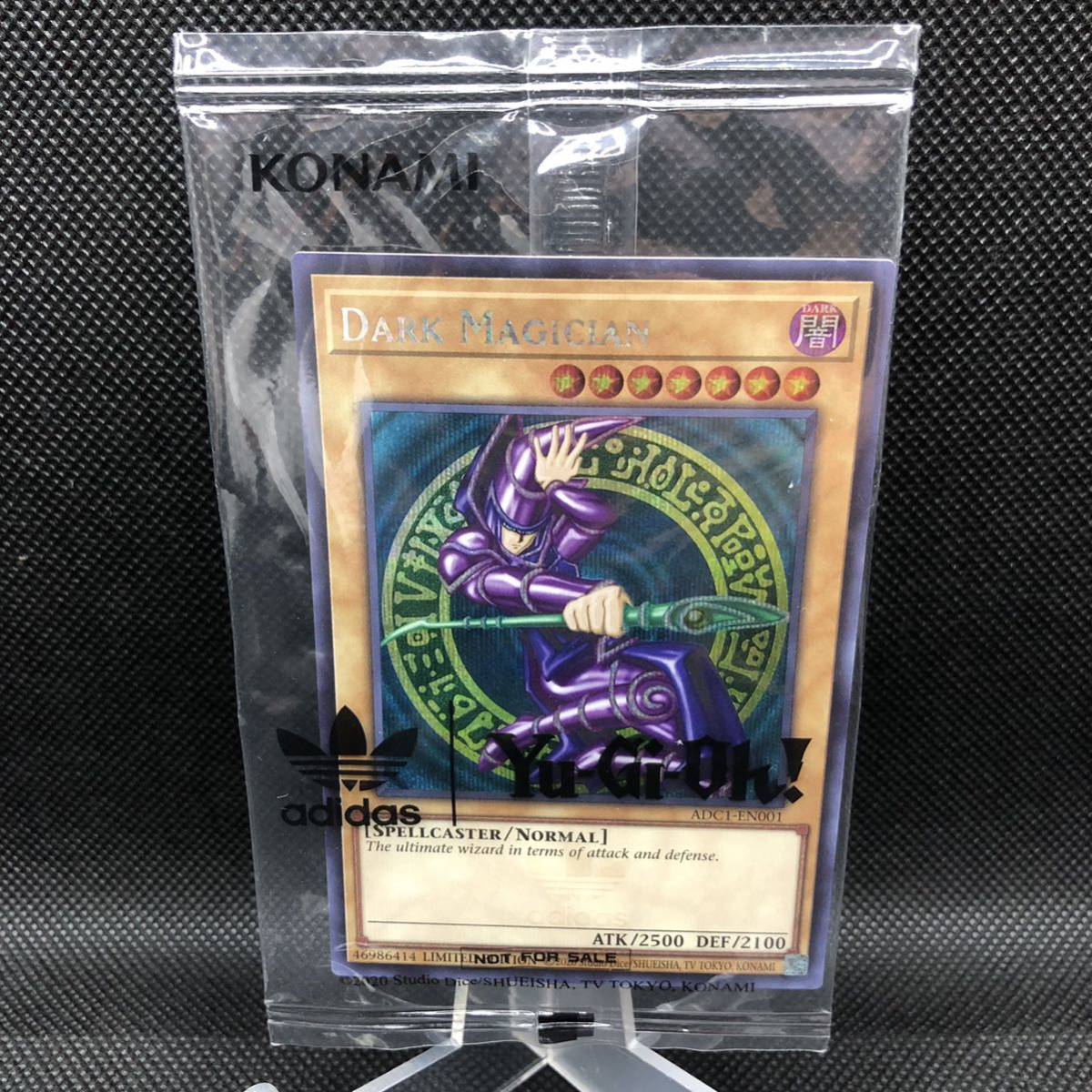 初期キズなし 遊戯王 adidas ブラックマジシャン 初期キズなし 遊戯王