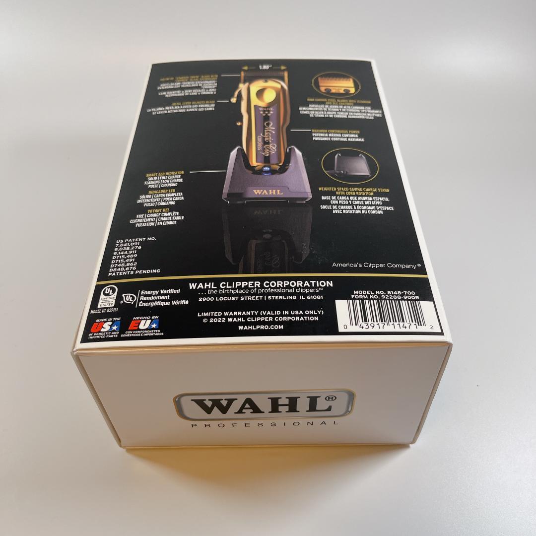 新品未使用 WAHL GOLD MAGIC CLIP コードレス バリカン ウォール