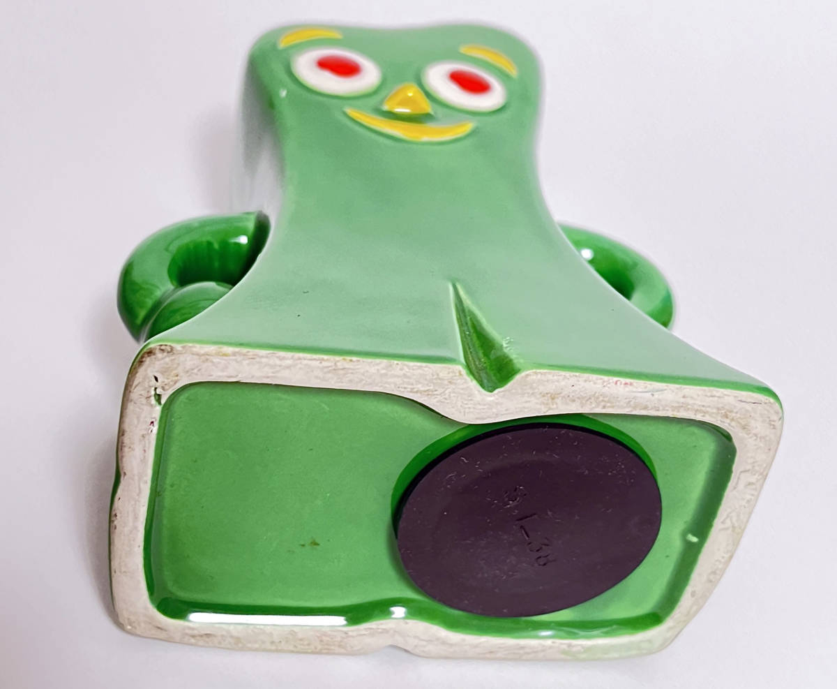 Yahoo!オークション - ガンビー 貯金箱 陶器 GUMBY アメリカン雑貨 レ