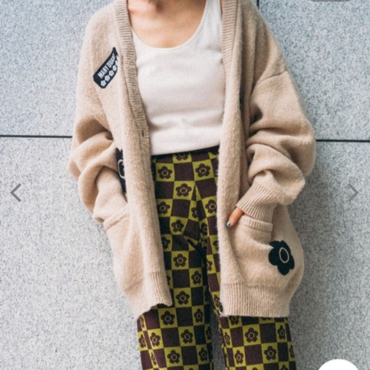 新品】マリークワント ニットカーディガン ベージュ｜Yahoo!フリマ（旧