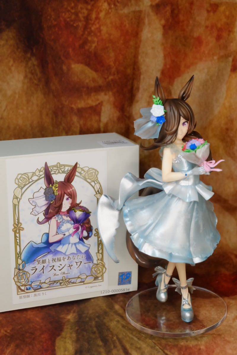 Yahoo!オークション - 塗装済み 完成品 ウマ娘 ライスシャワー ウエデ