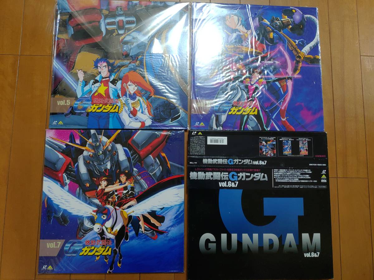 Yahoo!オークション - LD 機動武闘伝Gガンダム 全7巻セット レーザー
