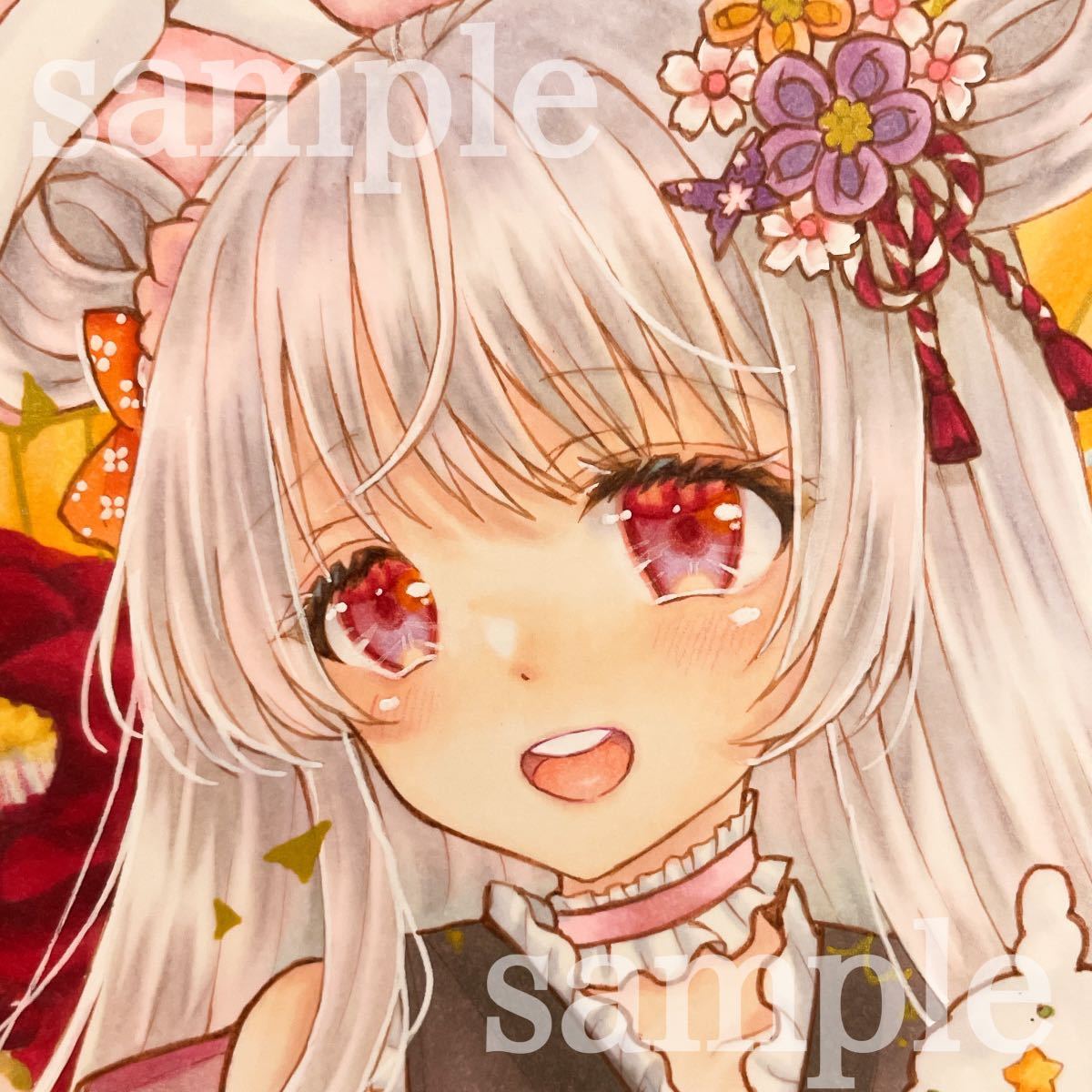 け*い様 手描きイラスト＊オリジナル【聖の者】 け*い様 手描き