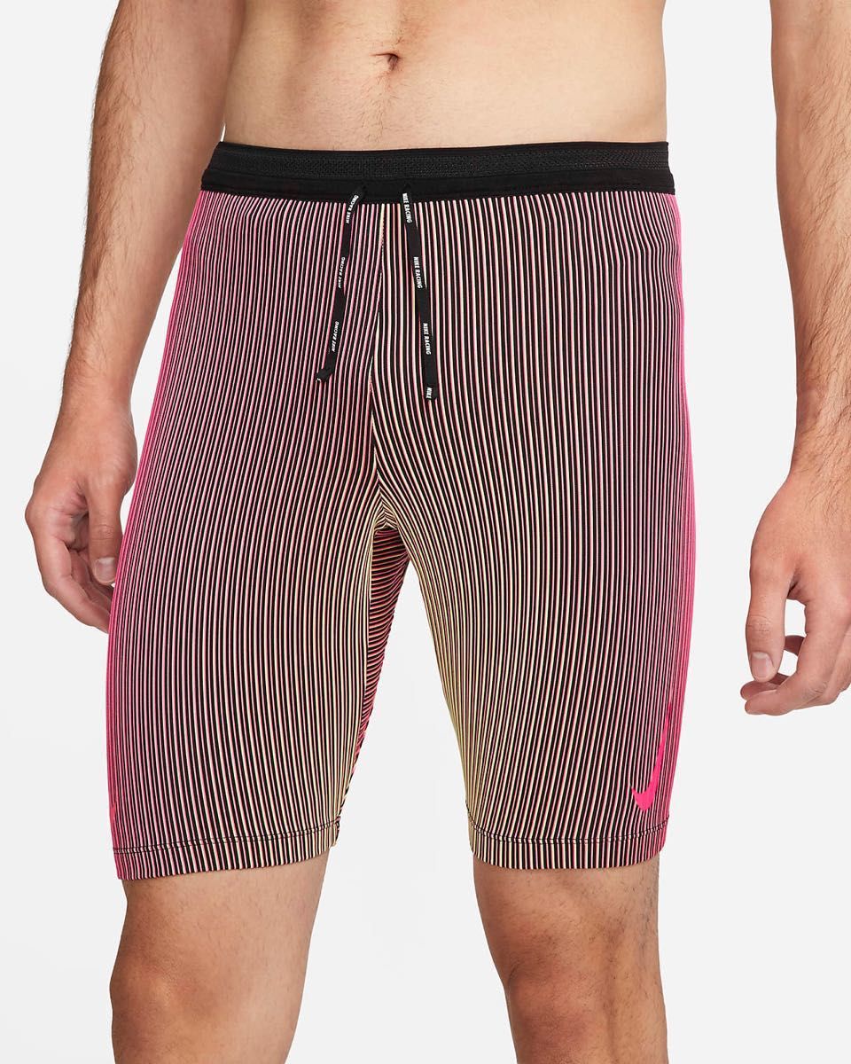 Nike エアロスイフト ハーフ タイツ M ピンク マラソン スパッツ