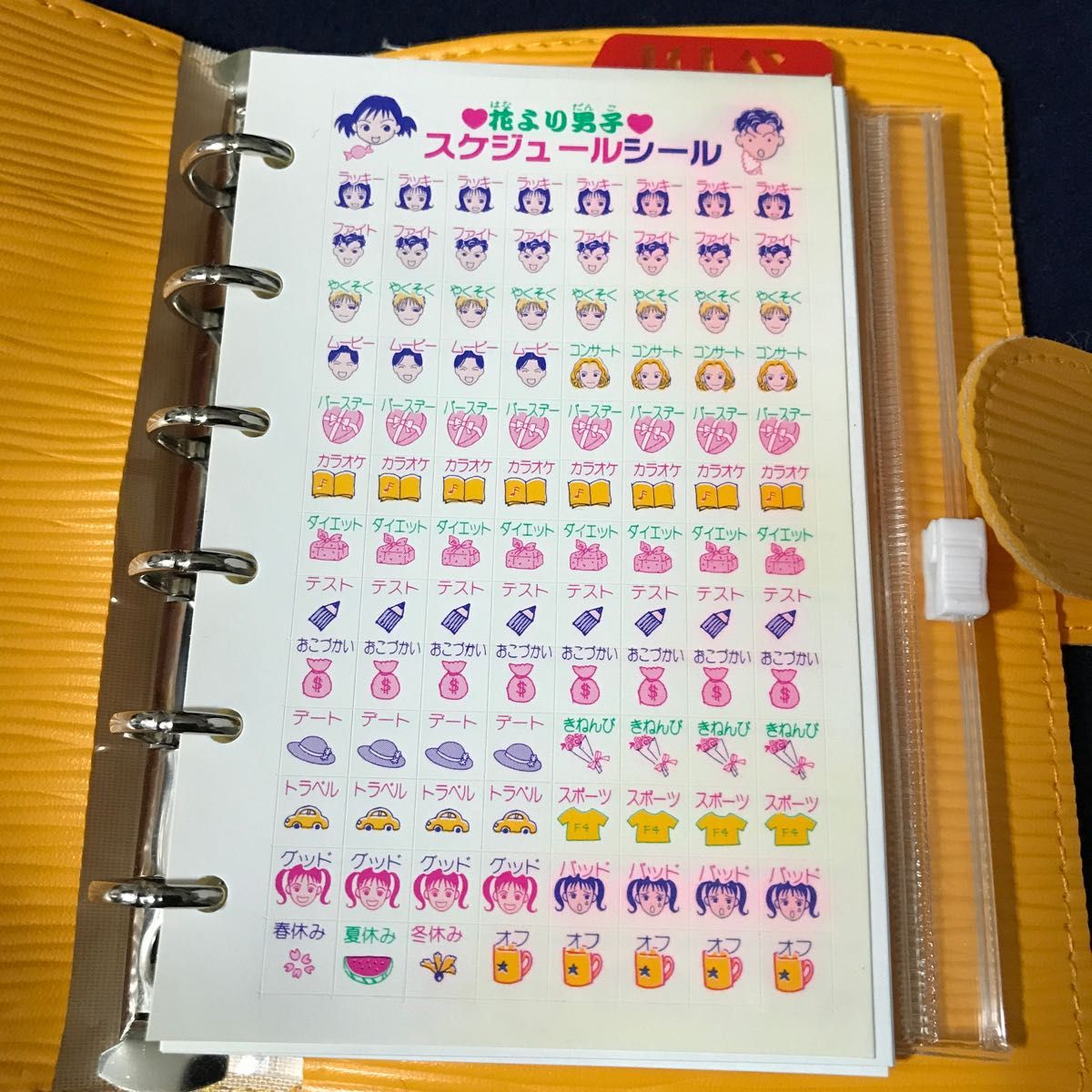 神尾ようこ 花より男子 システム手帳 マーガレット全プレ｜Yahoo