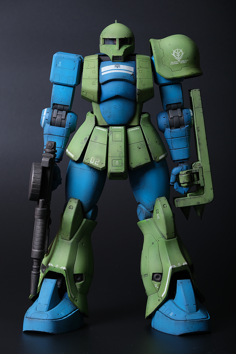 Yahoo!オークション - メガサイズ ザクI 旧ザク 1/48 シャアザク大改