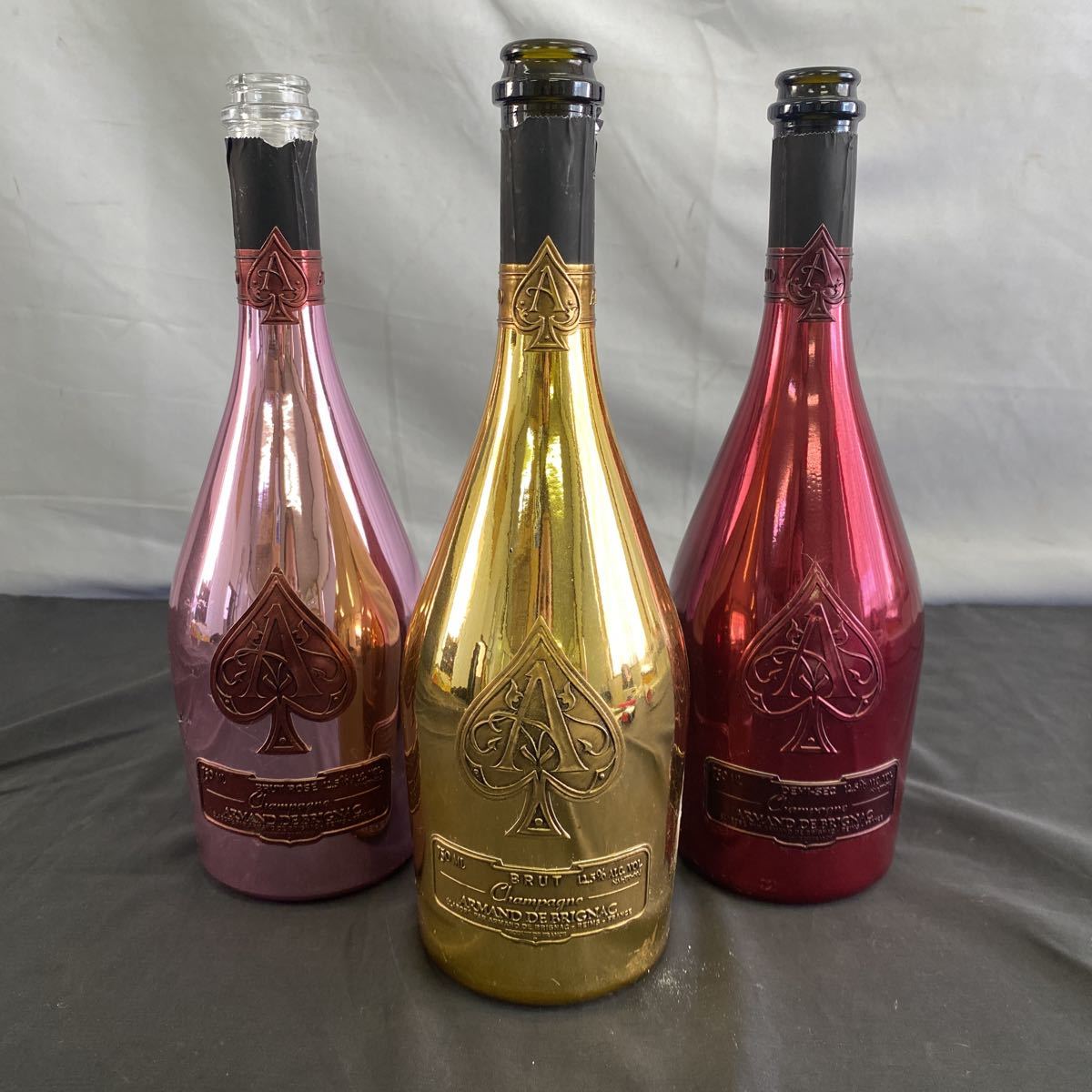 Yahoo!オークション - アルマンド ブリニャック 空瓶 3点まとめ売り 3