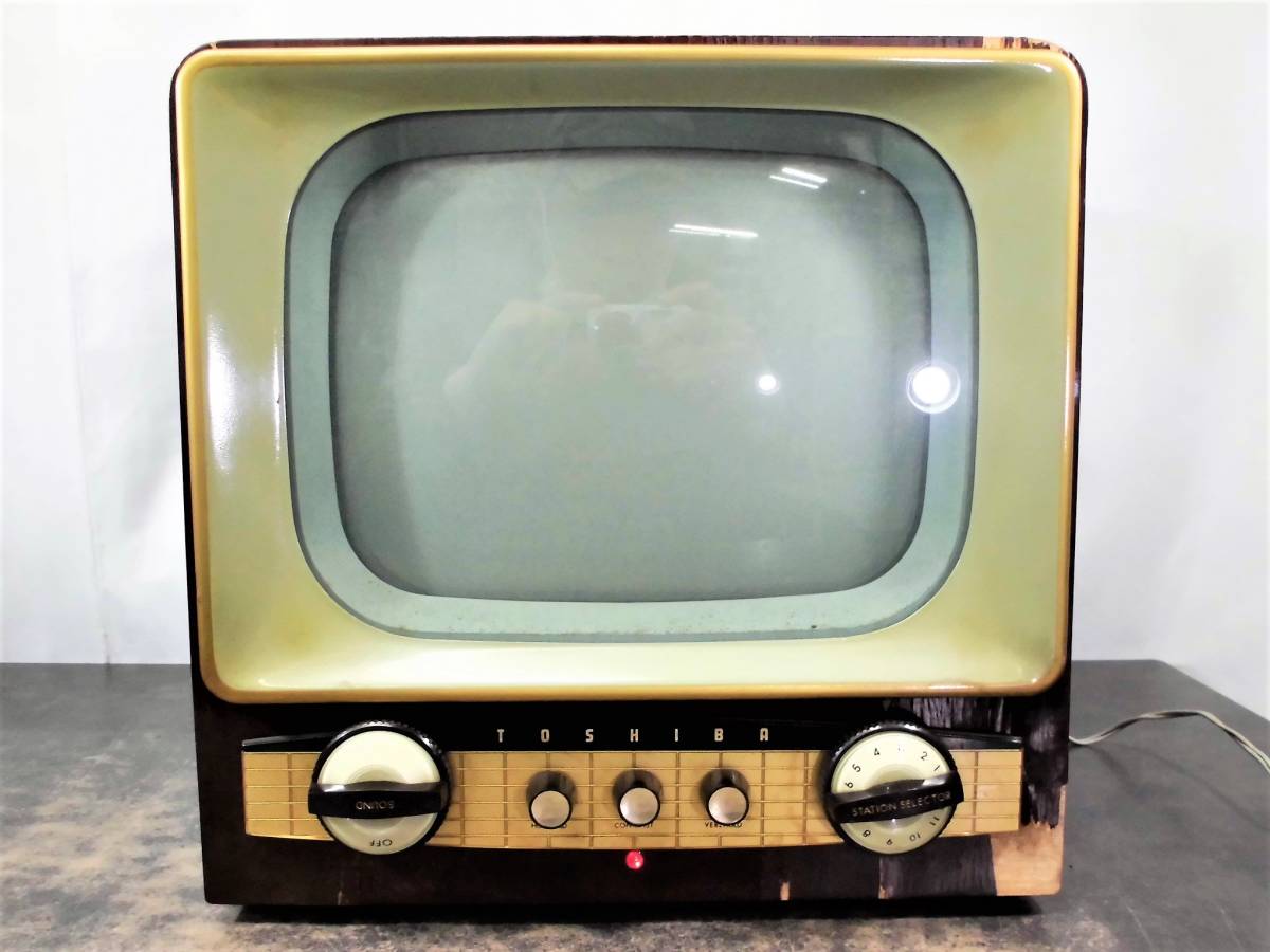 Yahoo!オークション - 昭和レトロ 東芝 ブラウン管テレビ 14LB マツダ