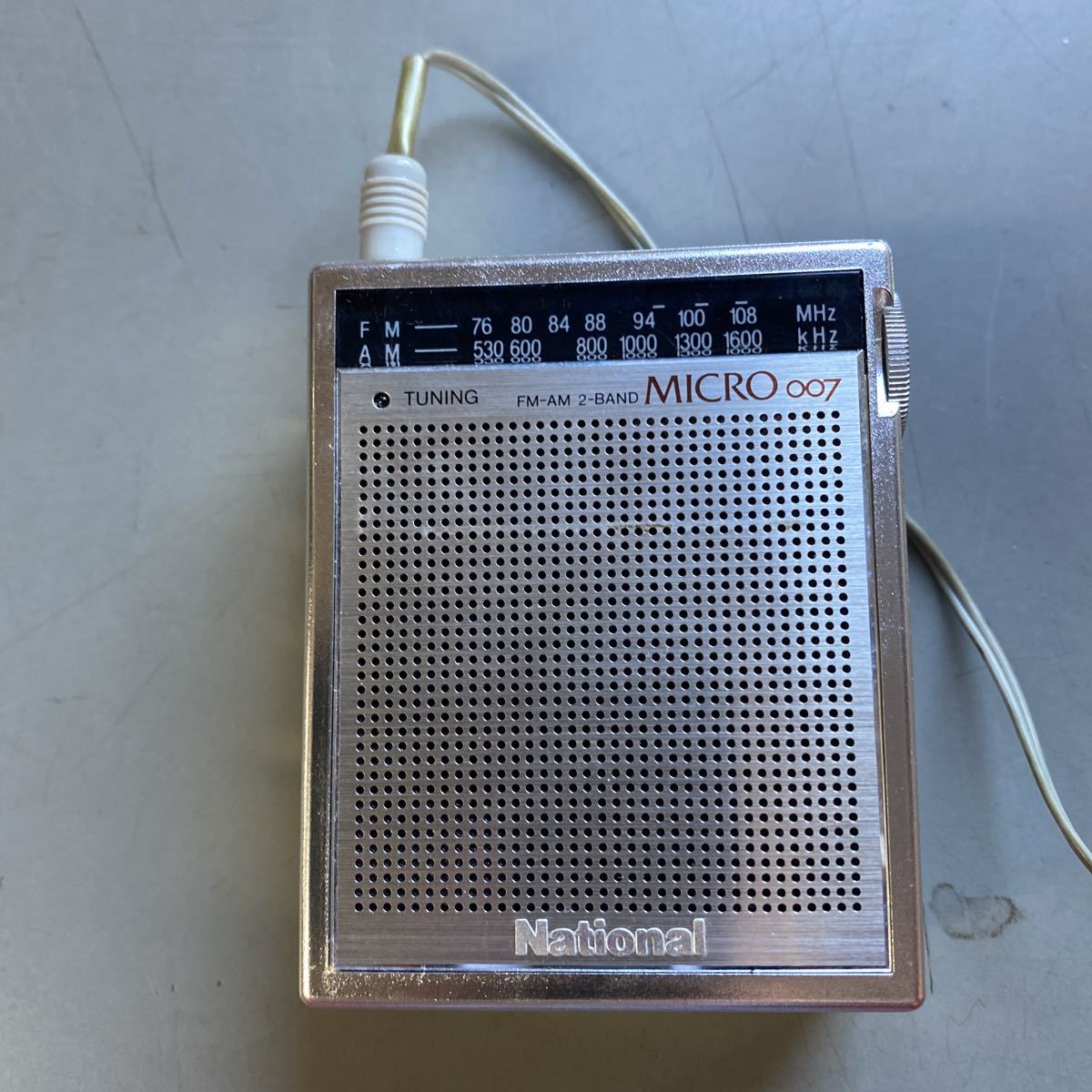 Yahoo!オークション - National RF-007 MICRO 007 AM/FM ポケットラジ