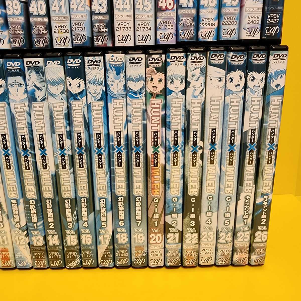 新品ケース HUNTER×HUNTER ハンターハンター【DVD】全49巻 + 劇場版 2