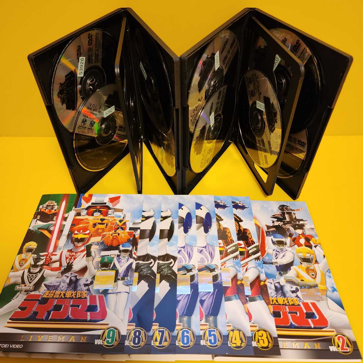 超獣戦隊ライブマン DVD 全10巻｜Yahoo!フリマ（旧PayPayフリマ）