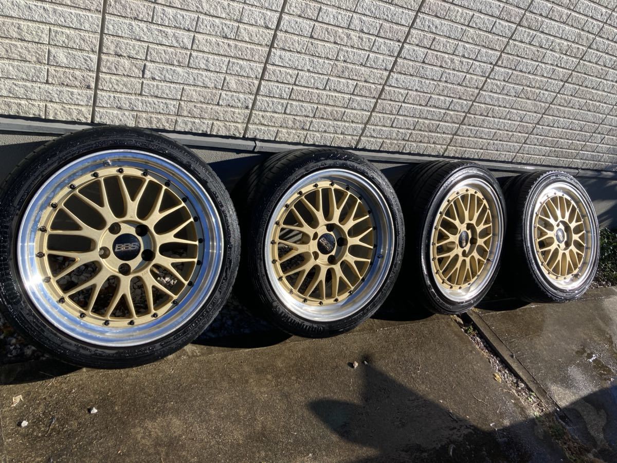 Yahoo!オークション - 本物/鍛造 BBS LM 前8J +35 後9J+35 18インチ/PC
