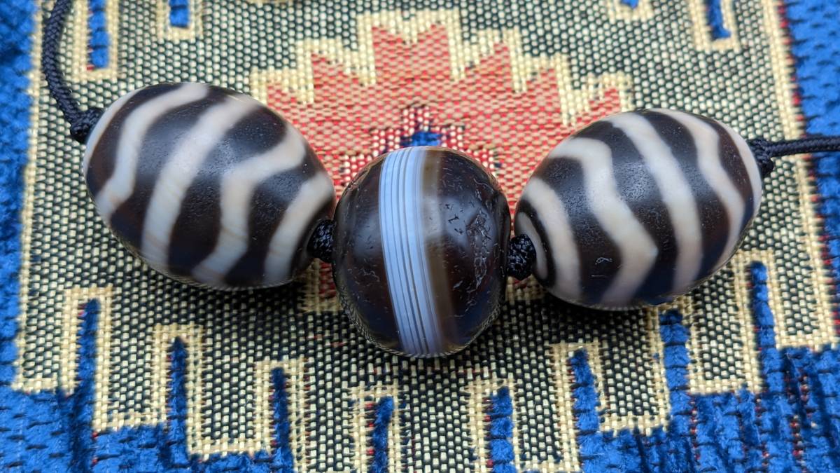 Yahoo!オークション - 水紋天珠 New dZi Beads ジービーズ 現代天珠