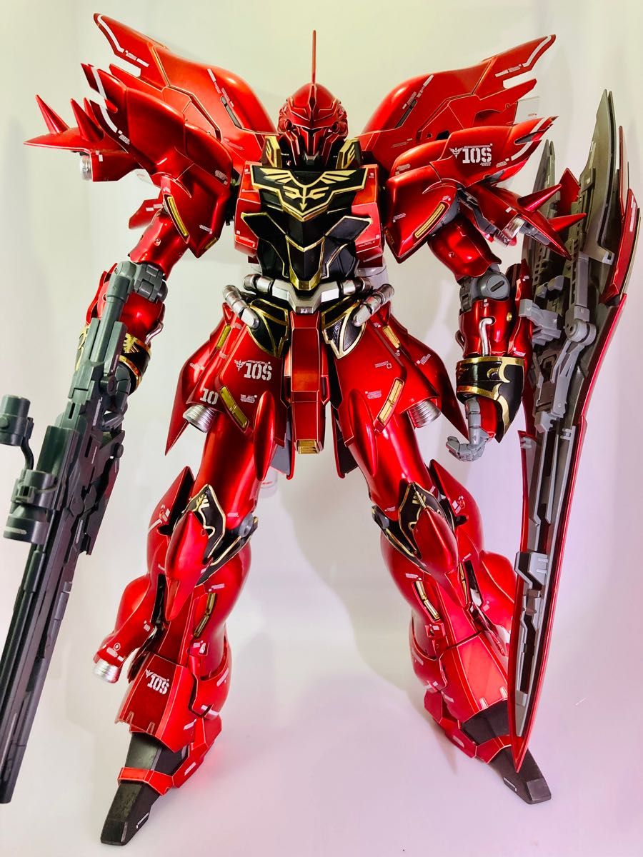 MG シナンジュver kaチタニウムフィニッシュ 部分塗装済 完成品｜Yahoo