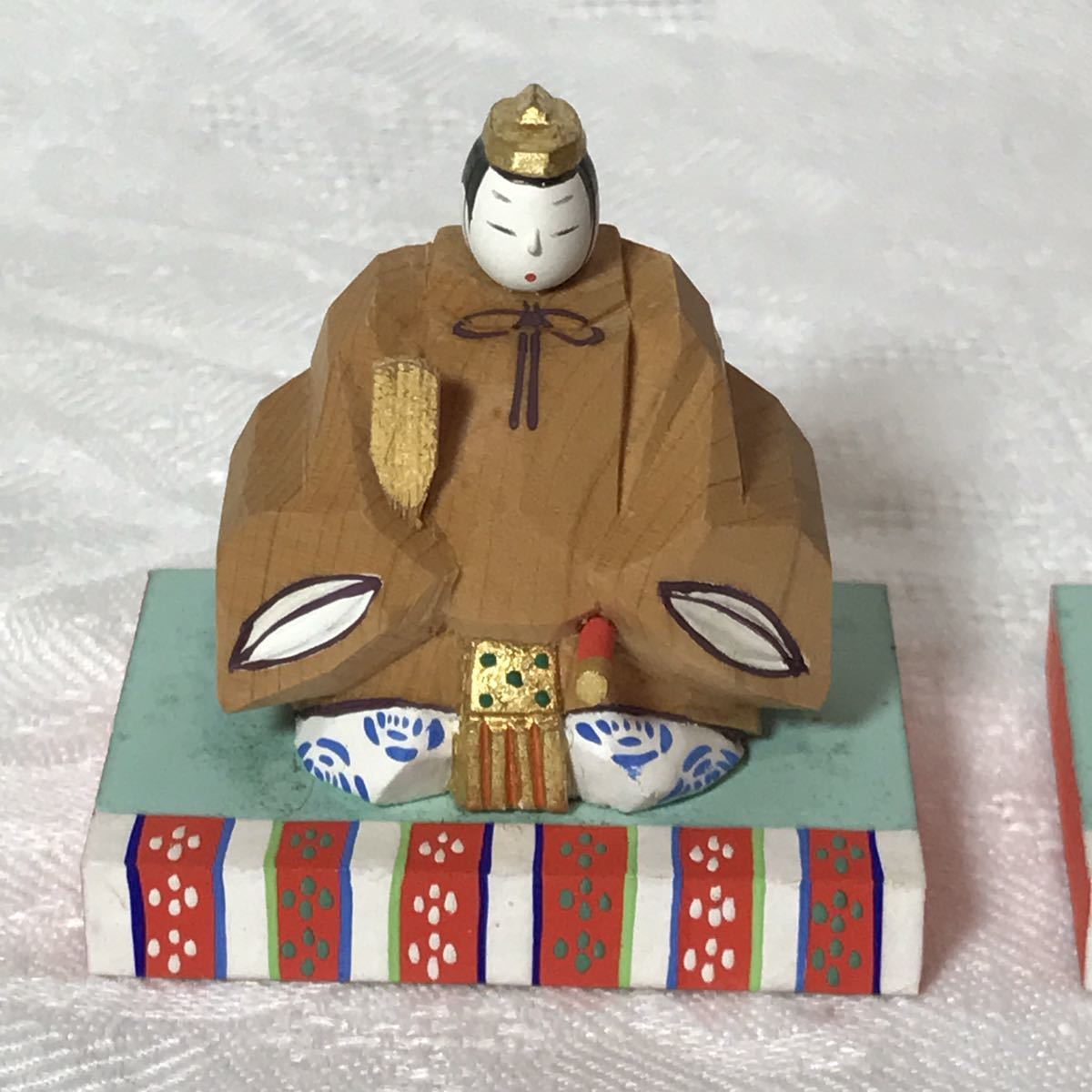 Yahoo!オークション - 奈良一刀彫 小林宏寿 雛人形 ひな人形 木彫 共箱