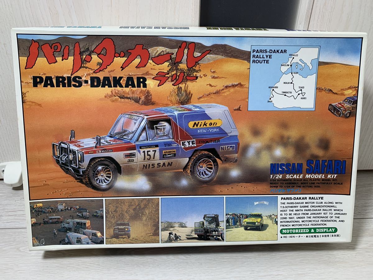 Yahoo!オークション - 日産 サファリ パリ・ダカールラリー アリイ1/24
