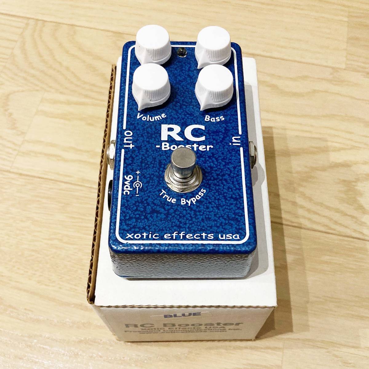 廃盤】Xotic Effects RC Booster【青色LED】箱付き 廃盤】Xotic