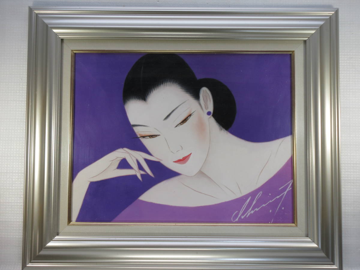 作者不明○画面サイン有り・Tsuruoka○鼓○油彩○裏サイン○坂本 【