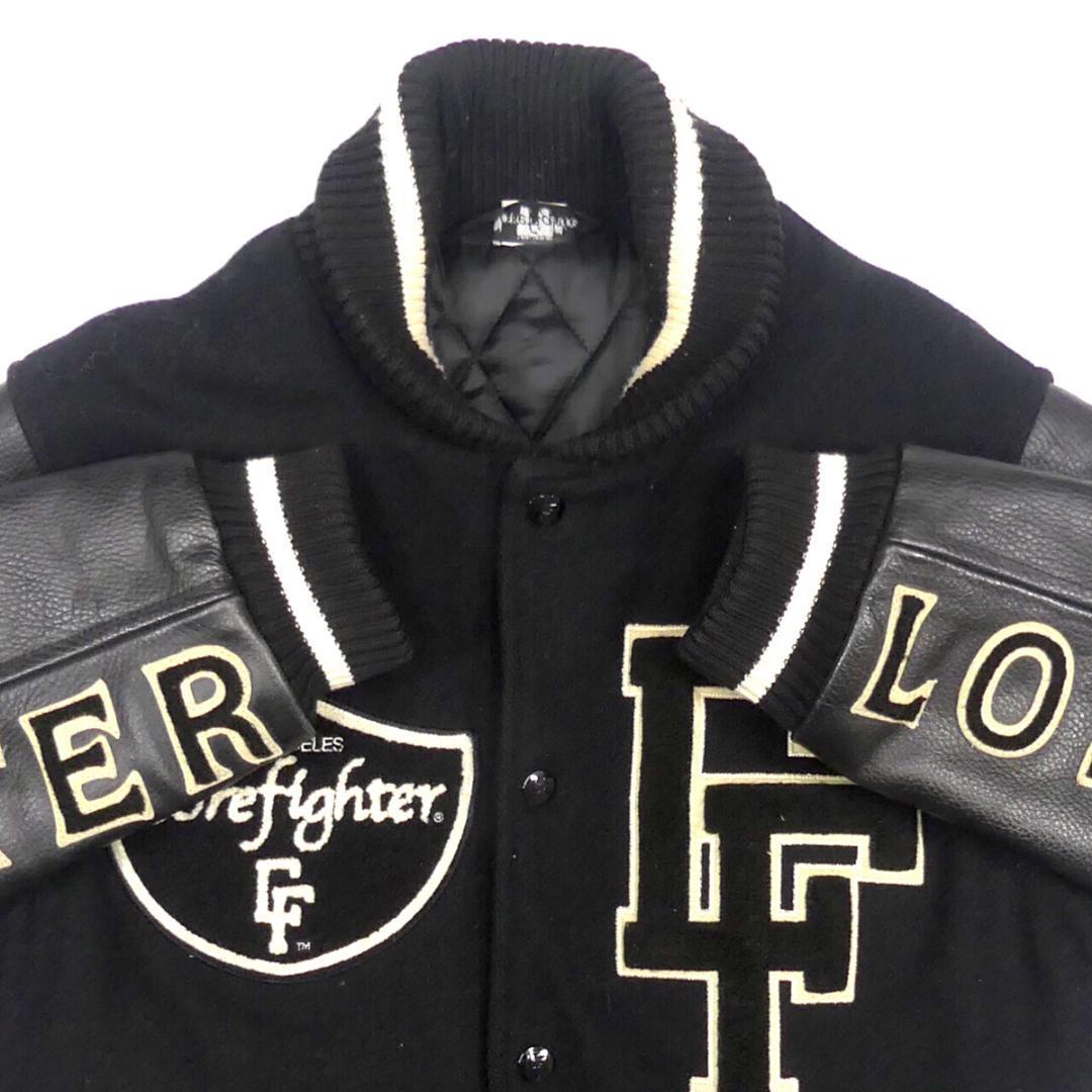 即決 Corefighter メンズM レザーアームスタジャン コアファイター 黒