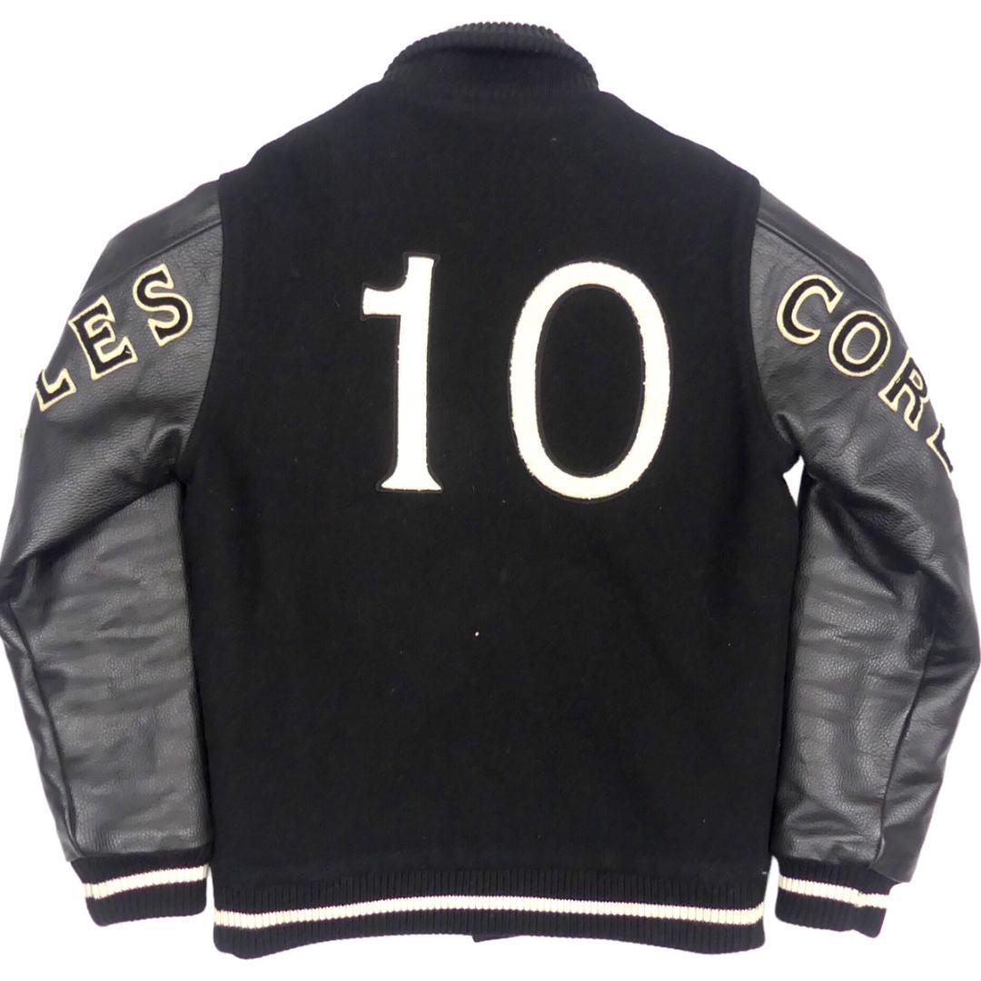 即決 Corefighter メンズM レザーアームスタジャン コアファイター 黒