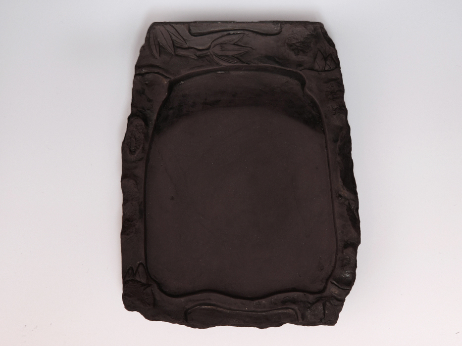 端渓硯 大型 唐木箱 硯重さ約4.2kg 中国美術 唐物 書