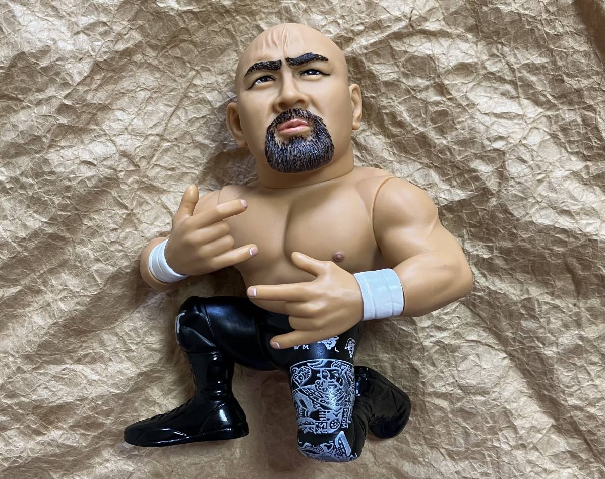 16d ショップ HAO】武藤敬司 3冠ベルト、kaiji箱、訂正版箱付きソフビ