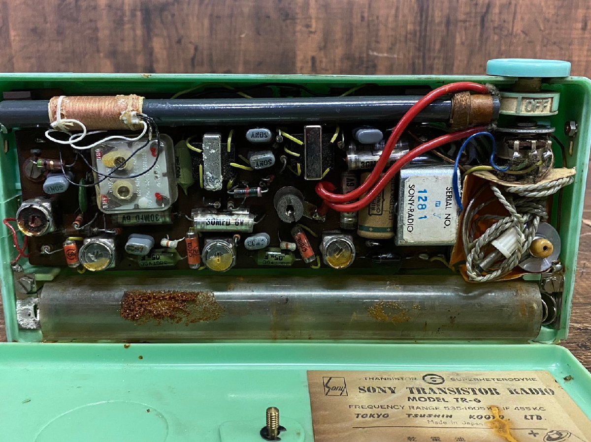 Yahoo!オークション - ソニー SONY TR-6 TRANSISTOR トランジスターラ