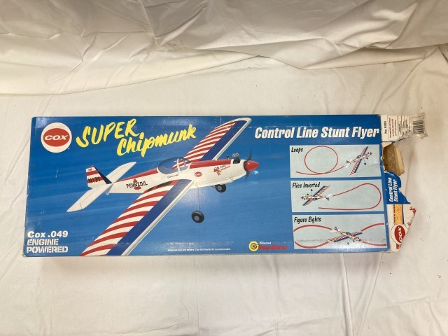 Yahoo!オークション - COX 飛行機 SUPER CHIPMUNK Control Line Stunt